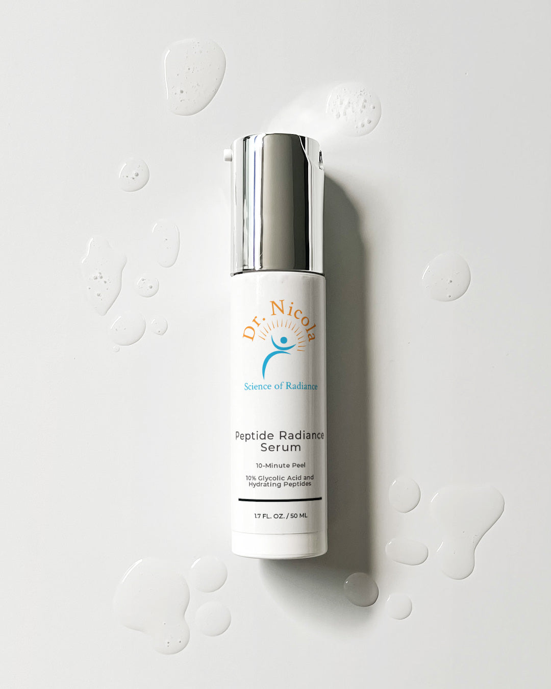 Peptide Radiance Serum 10/Mints Peel 10% Glycolic Acid & Hydrating Peptides